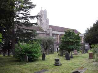 photo of St Mary's Church burial ground